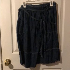 Denim skirt